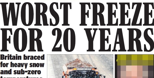 The UK faces worst snowfall in a million years. Or does it?