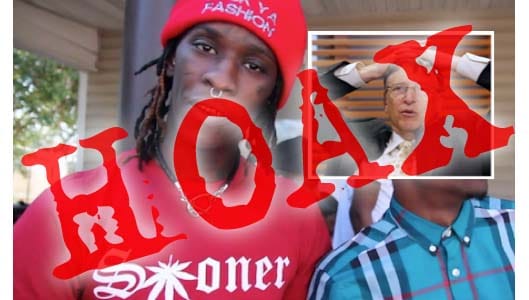 Bill Gates offers Young Thug $9million to stop making music?