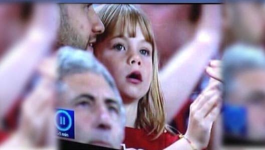 Madeleine McCann seen at Benfica football match?