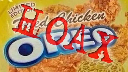 No, Oreo’s are NOT releasing a fried chicken flavour