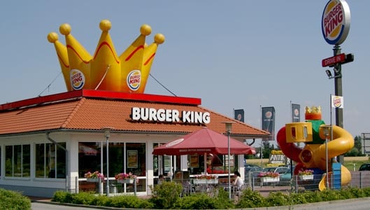 Yes, Burger King are paying for the Burger-King wedding.
