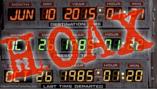 Is today the day Marty McFly went to the future?
