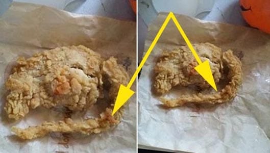 Did a KFC customer receive a deep fried rat?