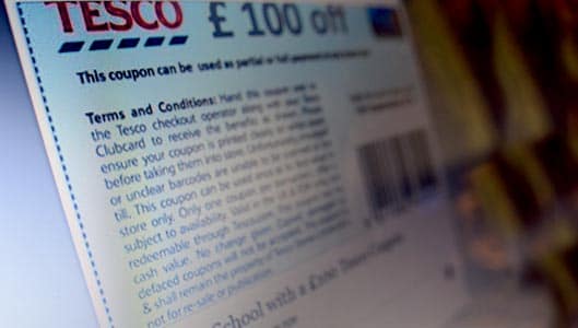 Tesco “£100 off coupon” links spread on Facebook