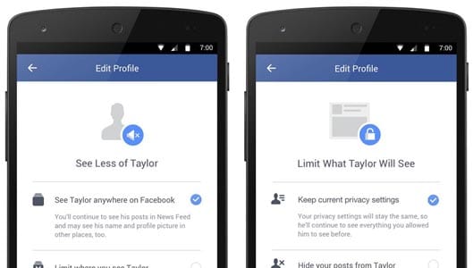 Facebook try and make breaking up a little bit easier…