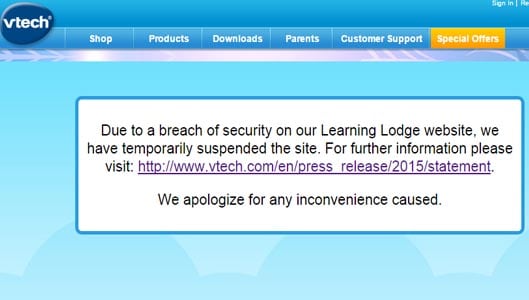Toy company Vtech has been hacked – what to do