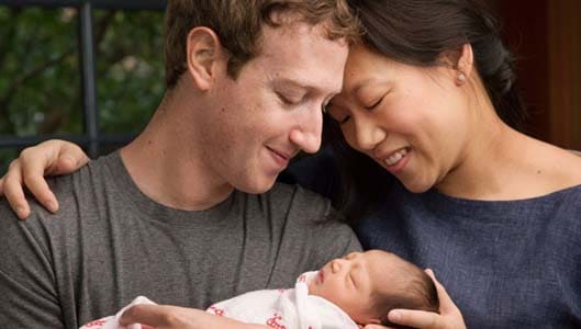 Zuckerberg giving away 99% of Facebook shares (and he’s a dad!)