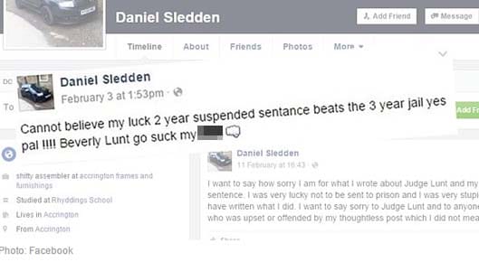 Criminal gets summoned back to court after Facebook post