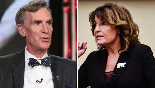 Did Sarah Palin say she is “just as much a scientist” as Bill Nye?