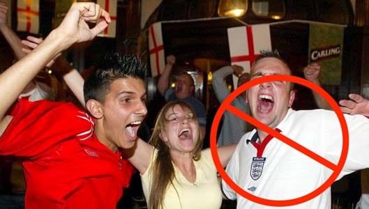 Are the police going to pubs banning English football shirts? Fact Check