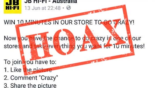 Win 10 minutes in a JB Hi-Fi store to go crazy? No chance