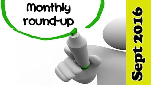 September 2016 Monthly Round-Up