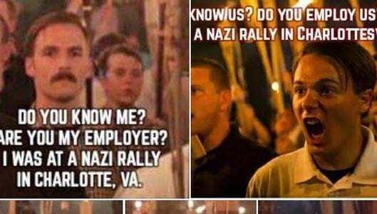 Online campaign is trying to get Charlottesville rally attendees fired