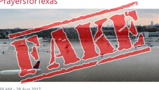 This is the fake news and photos spreading about Hurricane Harvey
