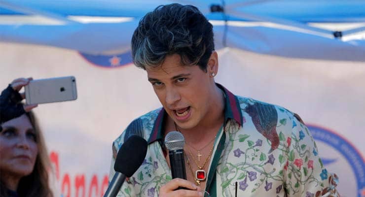 Milo Yiannopoulos falls for fake news story live on air
