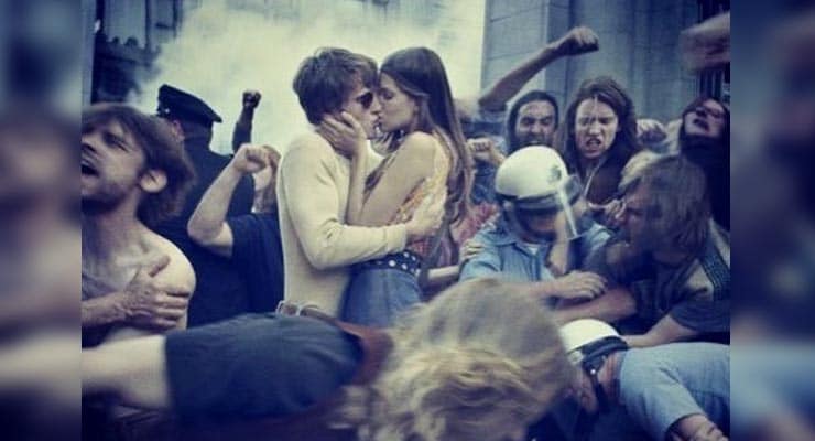 The 1971 May Day Protest Kissing Photo – Fact Check