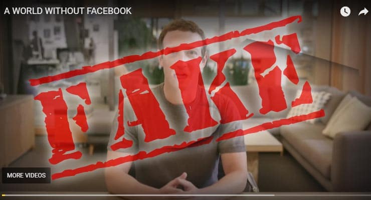 Fake video claims Mark Zuckerberg is closing Facebook