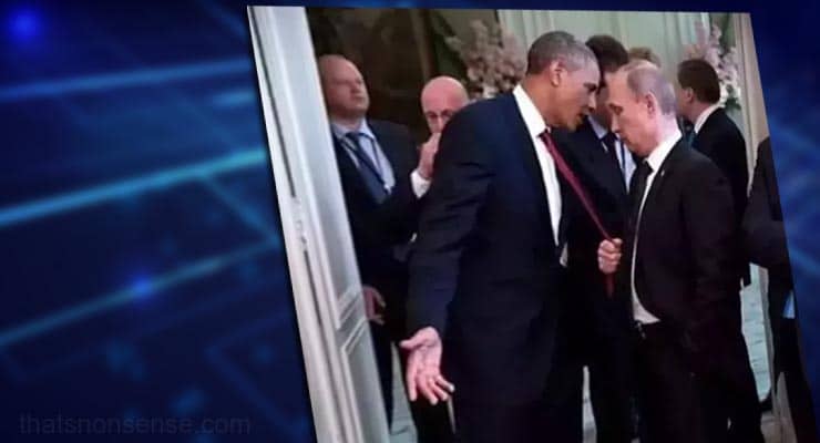 Does an image show Putin holding Obama’s tie? Fact Check