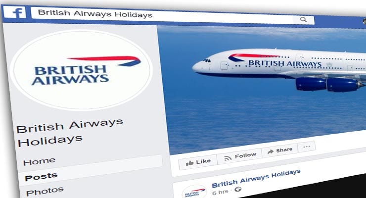 Fake British Airways page tricking Facebook users with Majorca holiday for 4