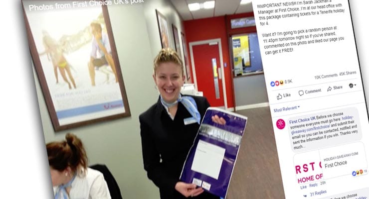 Fake Facebook post claims to offer free holiday for 4 to Tenerife