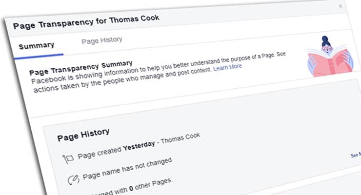 Facebook launches “Page Transparency” to help users spot fake pages