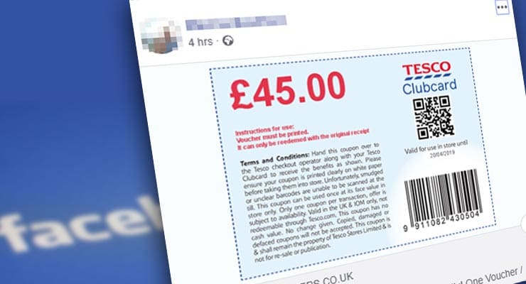 Will you get a free Tesco voucher for sharing a link on Facebook? Fact Check