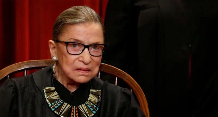 Did Ruth Bader Ginsburg call Trump impeachment “Illegal BS”? Fact Check