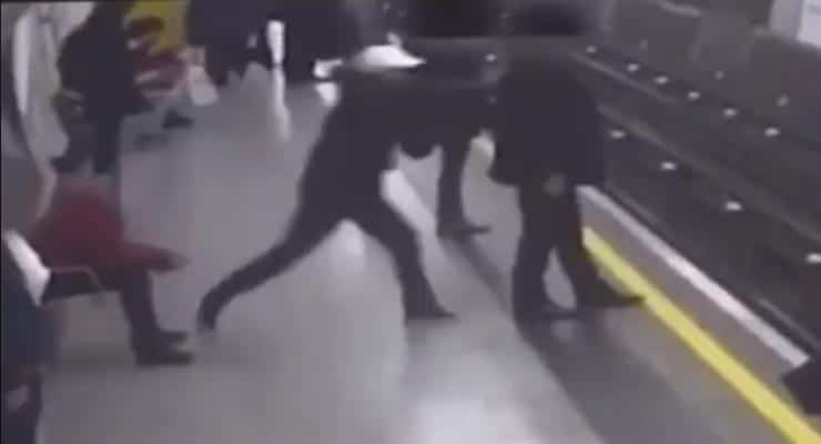 Gang members pushing victims on train tracks in gang initiation? Fact Check