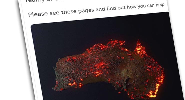 Satellite photo shows extent of bushfires in Australia? Fact Check