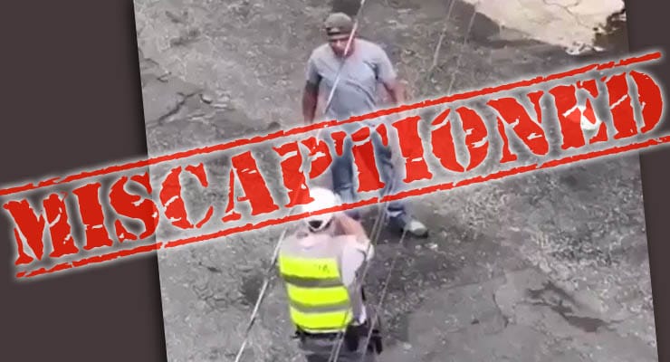 Video shows man forcibly arrested during lockdown in Italy? Fact Check