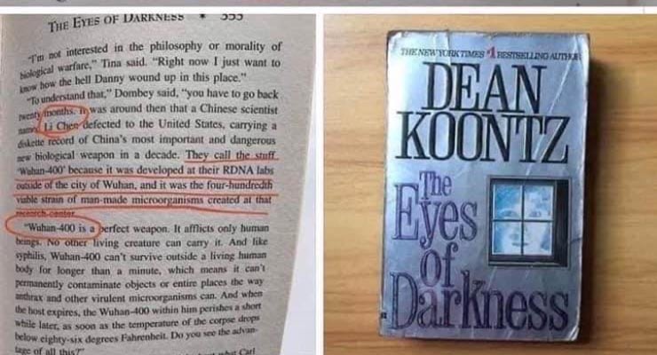 Did Dean Koontz “Eyes of Darkness” predict 2019 coronavirus? Fact Check