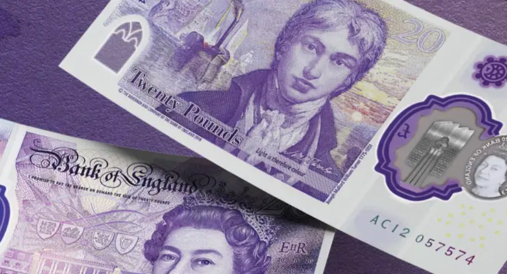 The British £20 note contains images of 5G and coronavirus? Fact Check