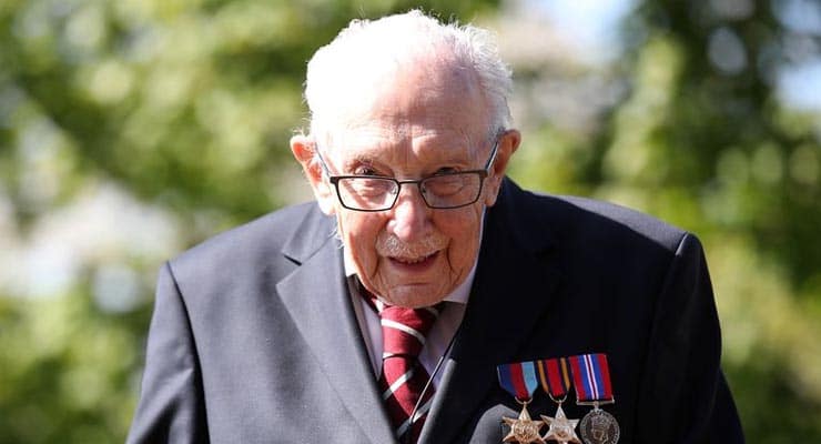 Does Tom Moore’s family business Maytrix Group profit from fundraising? Fact Check