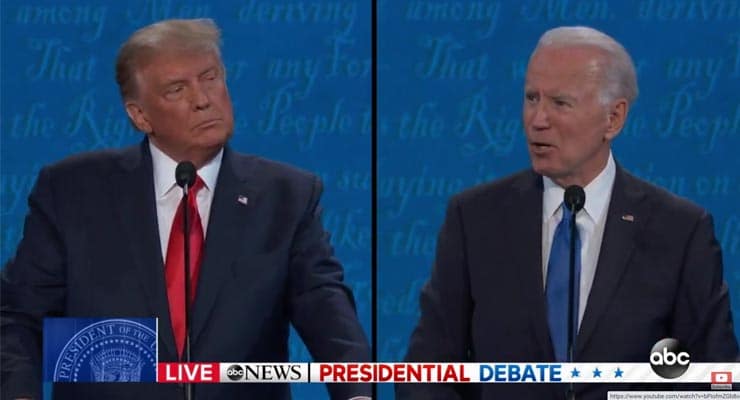 Was Biden using an iPad during second presidential debate? Fact Check