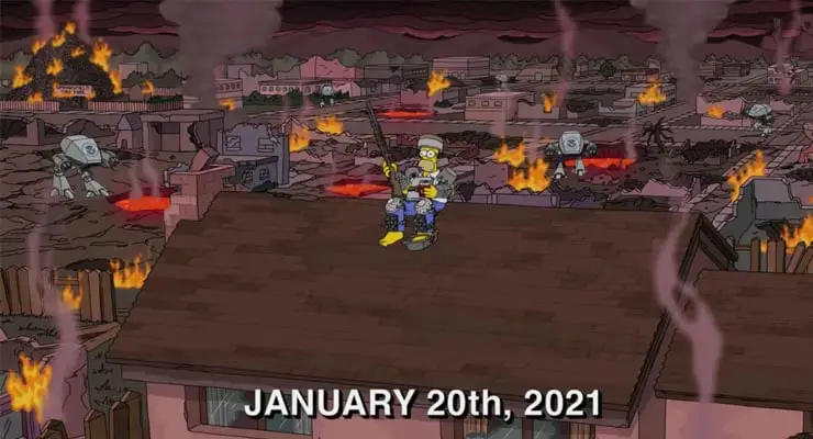 Did The Simpsons predict apocalypse on January 20th 2021? Fact Check