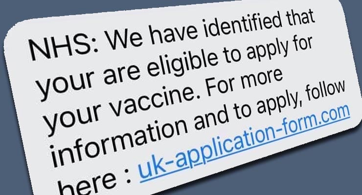 Scam text messages claim you’re eligible for COVID vaccine