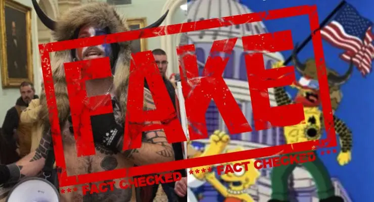 Did The Simpsons predict Viking wearing protestor on Capitol Hill? Fact Check