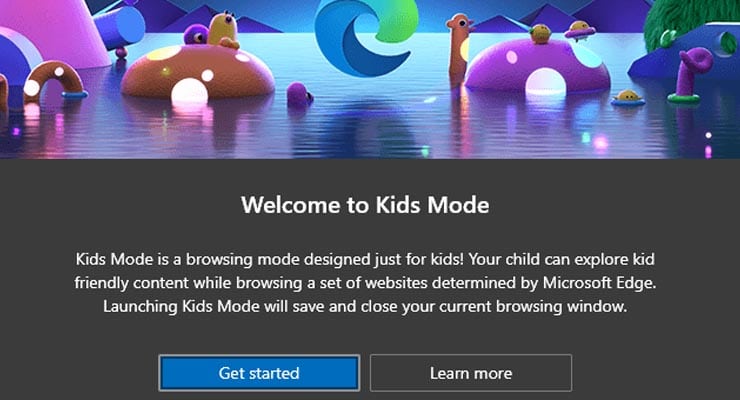 Microsoft releases Kids Mode for Edge browser
