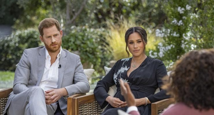 Was Oprah wearing ankle bracelet during Harry & Meghan interview? Fact Check