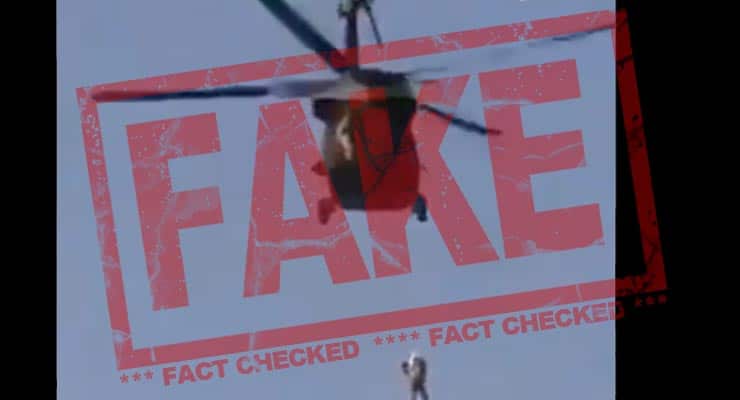 Does video show Taliban hanging a man from helicopter? Fact Check