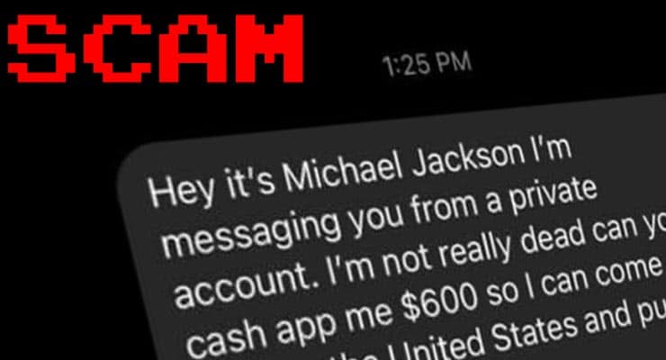 Audacious scam as crooks pretend to be Michael Jackson