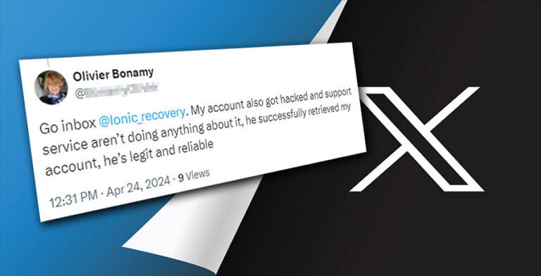 Beware posts on social media offering “account recovery” services – It’s a scam